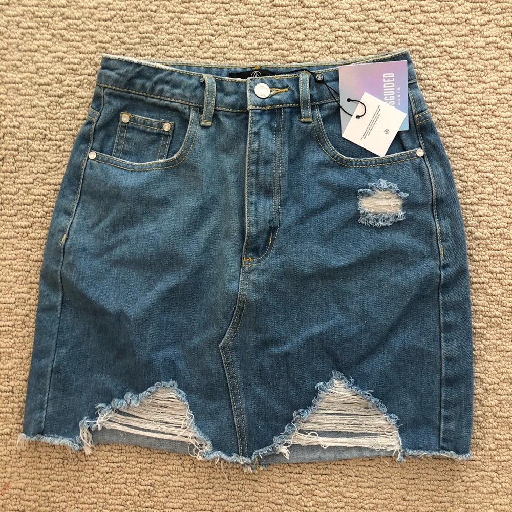 Brand New! Missguided Jean Skirt